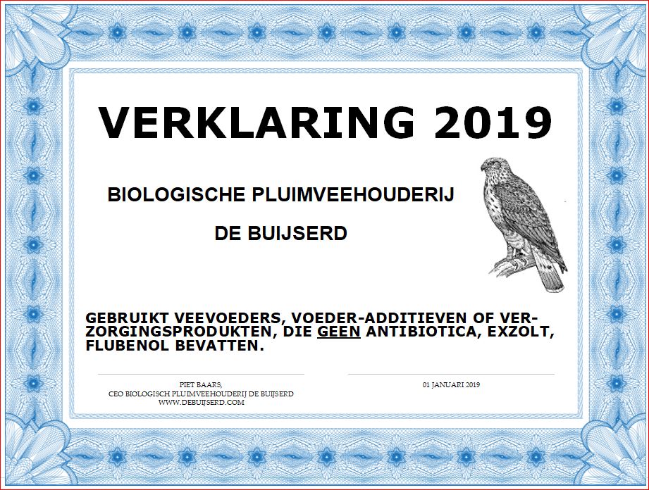 verklaring 2019 DE BUIJSERD